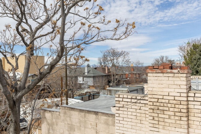 View to the north - 1427 Clayton St Apartments