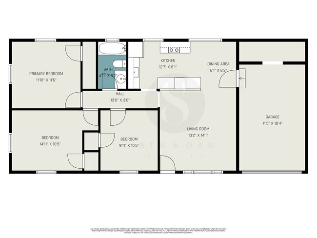 Foto del edificio - Charming 3BR/1BA Ranch Home with Open Layout & Huge Yard