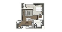 1 Bedroom Loft Apartment