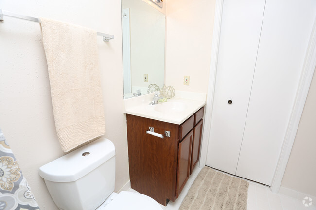 1BR, 1BA - 702 SF - Loft - Bathroom - Partridge Meadows