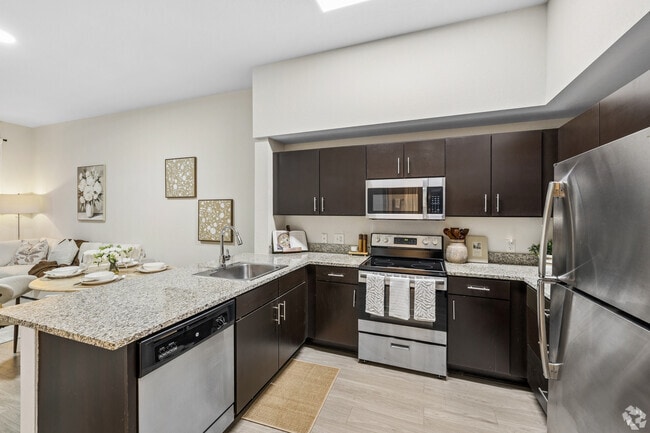 Verona - 1BR, 1BA - 840SF - Kitchen - Compson Place Apartments