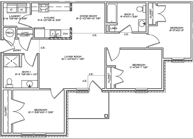 3BR/2BA - Timber Creek Estates