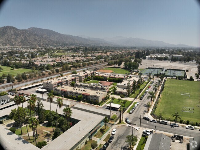 Exterior 3D - Azusa Gardens Apartments