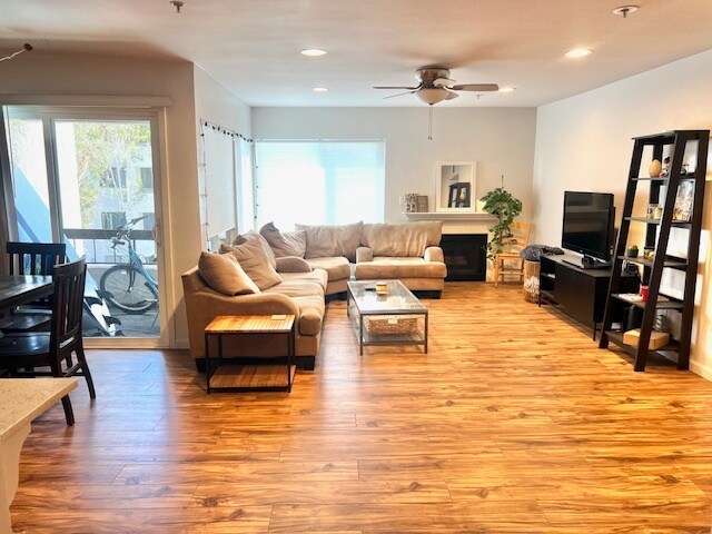 Living Room View from Entry Way - 5645 Friars Rd