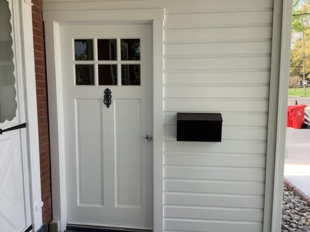 Entrance on porch - 30 W Mount Kirk Ave