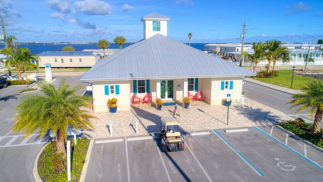 Aerial Photo - Ocean Breeze Jensen Beach MH & RV Resort