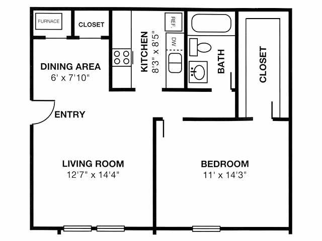 1 Bedroom Apartments Hilliard