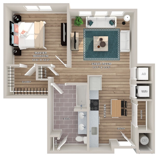 Plano de planta - Liberty Bay Club