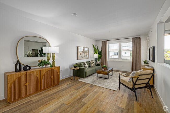 2BR, 2BA - 1,266SF - Living Room - Avia La Jolla