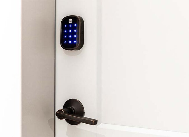 Control the temperature without getting up and never fumble for your keys again. Smart home tech available in every home! - Monterey Grove