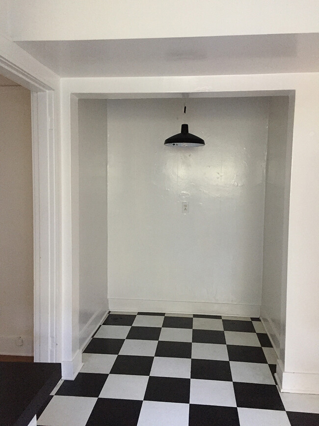 view of the dining nook from the kitchen - 2056 NW Overton St
