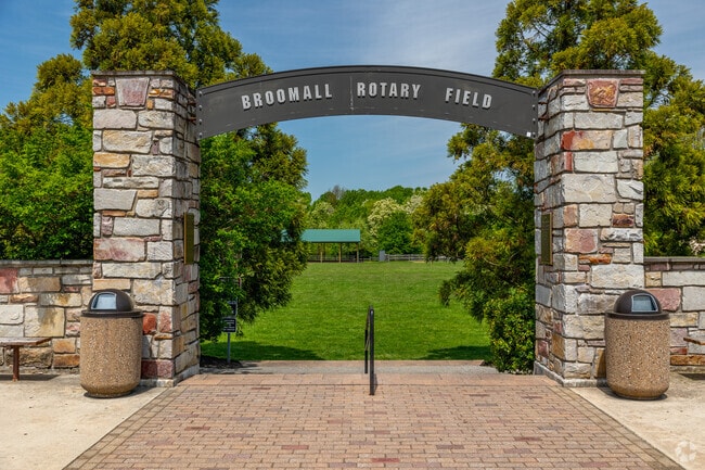 Play catch or just lounge in the sprawling Broomall Rotary Field in Broomalls' Veteran Park.
