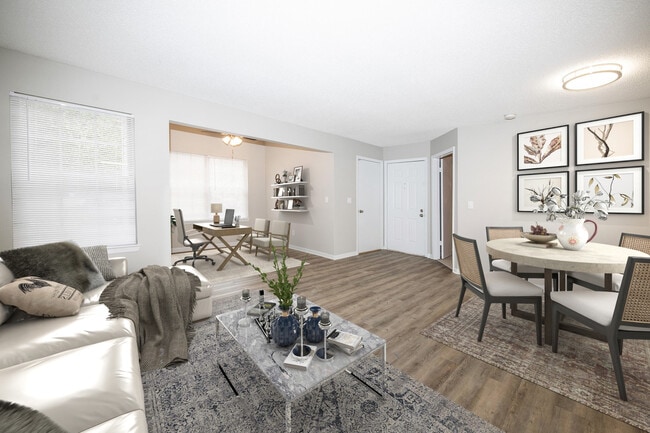 Model Living Room - Spring Meadow Apartments