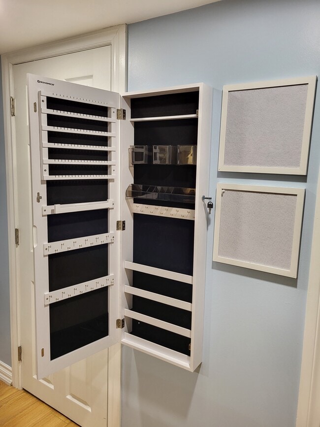 Your very own jewelry organizer and makeup vanity (not shown) make getting ready a breeze! - 1191 Pharmacy Av