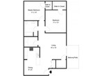 2 Bedroom 1 Bath Large