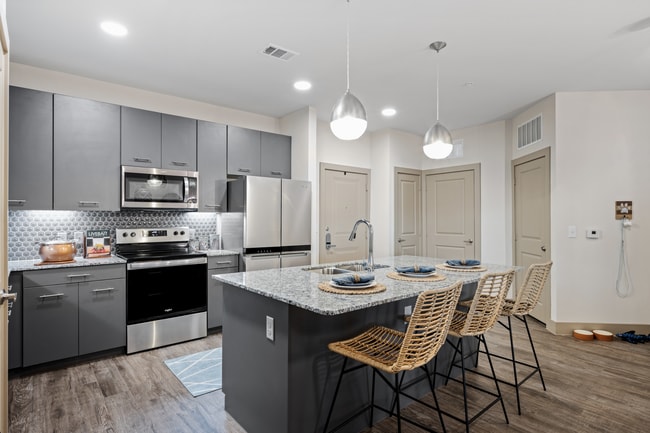 Kitchen at The Alexa Luxury Apartments in Corpus Christi, TX. - The Alexa Luxury Apartments I & II