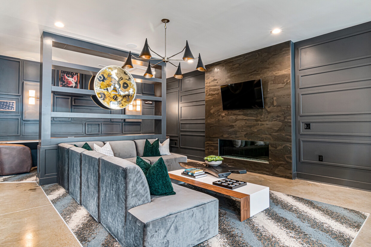 Clubhouse Living Room - Aldon at Powell & Broad