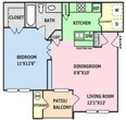 One Bedroom One Bath A