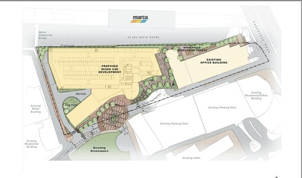 Conceptual Site Plan - Tower Place Apartments