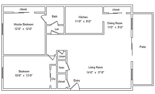 2HAB/1BA - Valerie Woods Apartments