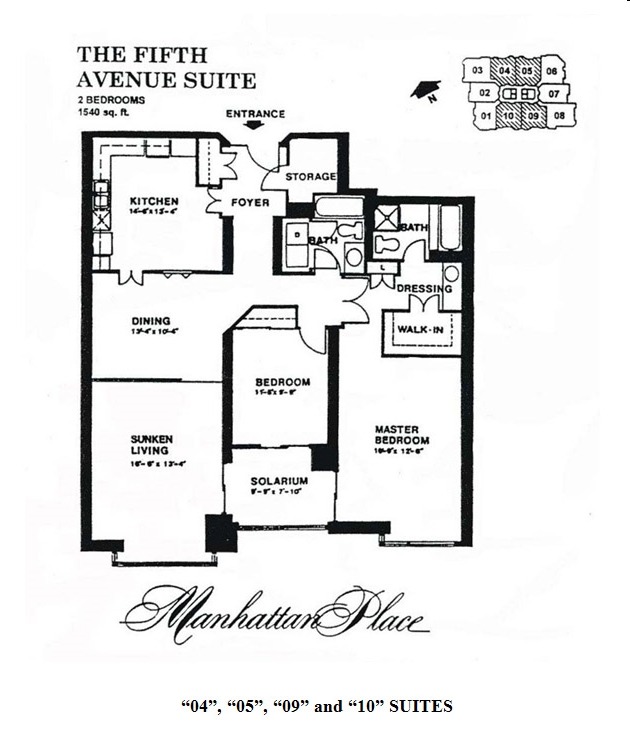 2BR/2BA - Manhattan Place