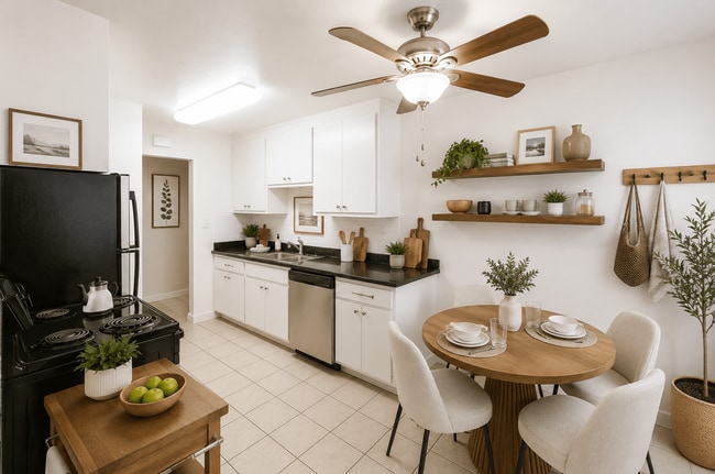 Some images have been virtually staged for illustrative purposes. Apartments are leased unfurnished. - Courtyard Apartments