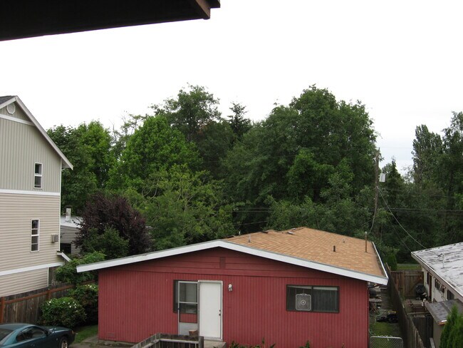 Vista desde la terraza del parque Licton Springs. - 9552 Interlake Avenue North