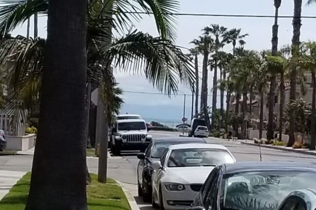 Catalina view from street level - 314 20th St