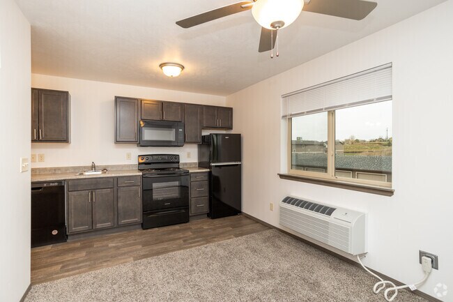 Studio - 468SF - Living Room/Kitchen - Willows Edge Commons