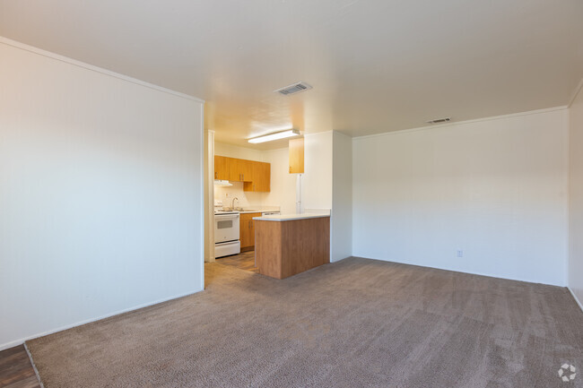 2BR, 1BA - 728SF - Delta View Apartments