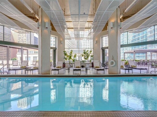 Year Round Lap Pool with Nana Wall Technology - Cityfront Place
