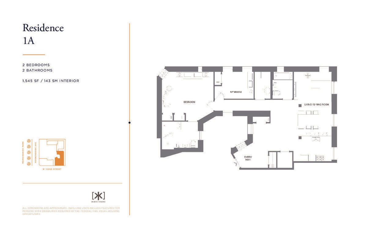 92 Morningside Ave Unit 1E, New York, NY 10027 Apartment for Rent in