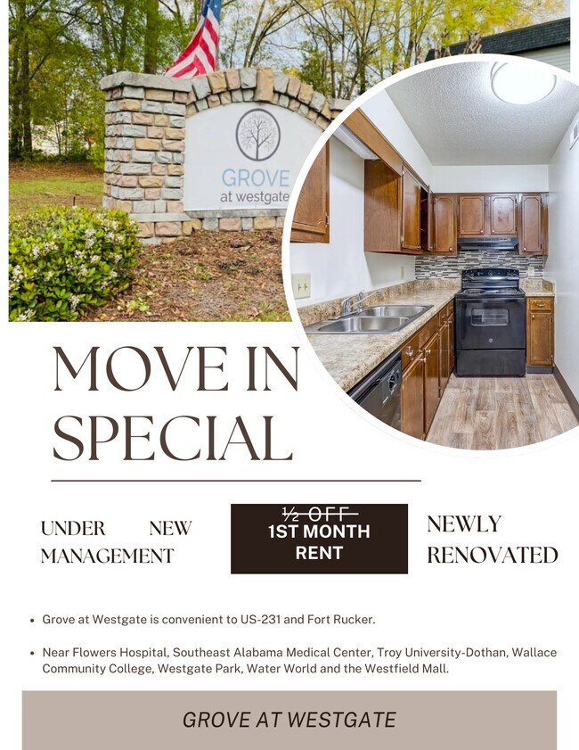 FEBRUARY SPECIAL - Grove at Westgate- NEWLY RENOVATED