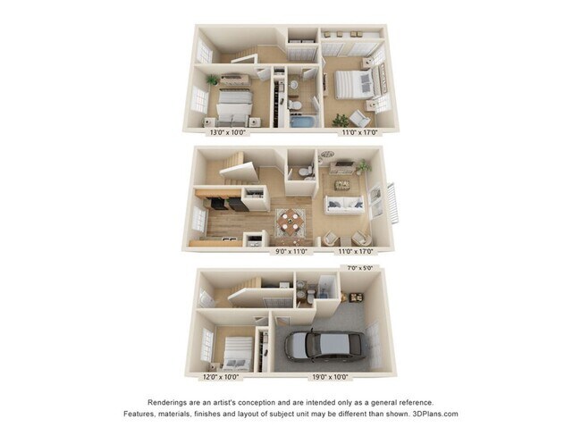 Foto del edificio - Three bedroom Townhouse, END UNIT!