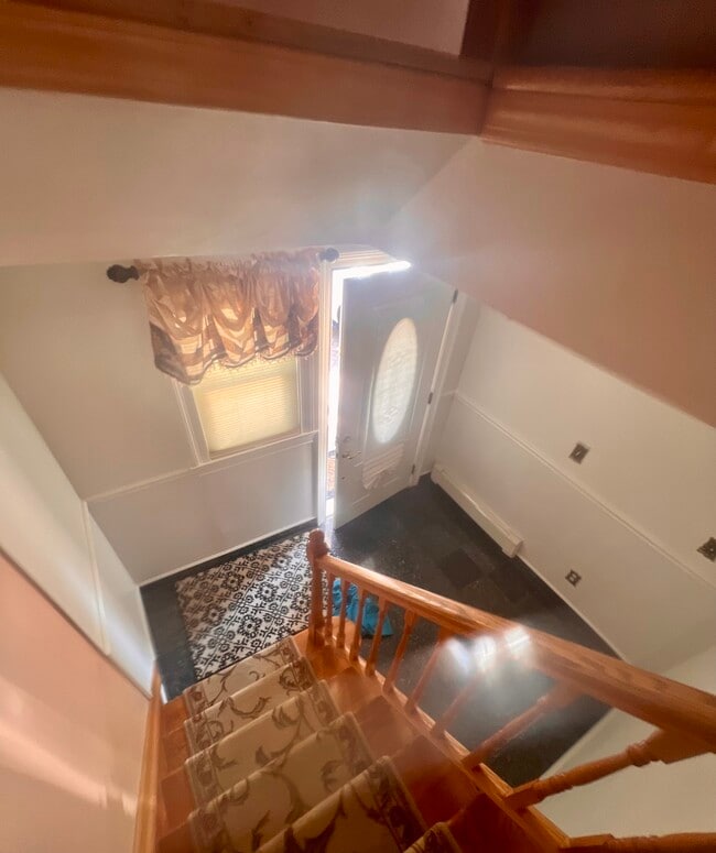 Stairs looking down - 2829 Amboy Rd
