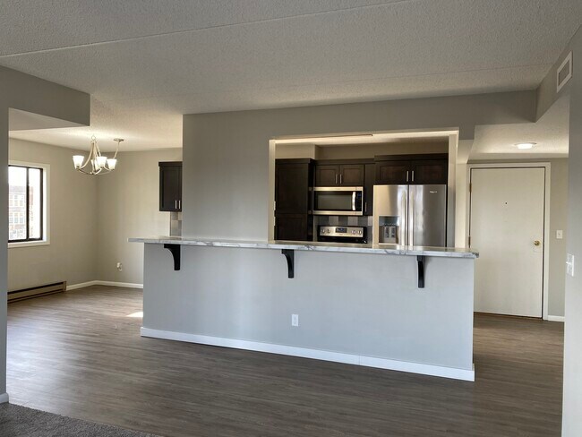 Open Living Room to Kitchen - 1110 3rd Ave N