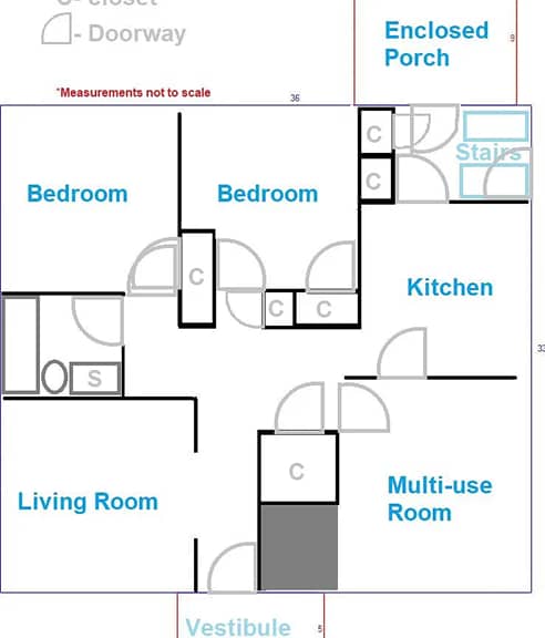 Rough Layout - 108 Manet Rd