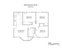 Plano de planta - 1205 Harrison St