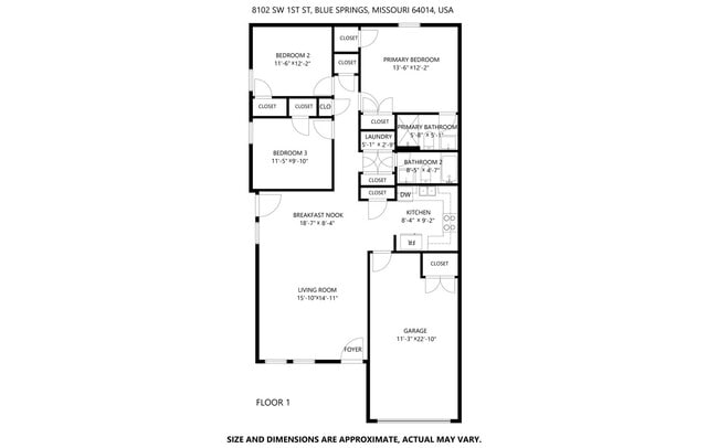 Foto del edificio - Updated 3-Bed, 2-Bath Ranch Townhome with Garage in Blue Springs