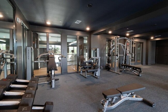 Cardio and Strength Training Fitness Center with Echelon Bikes and Fitness Mirrors - Bexley Duluth