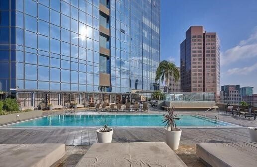 High Rise Pool Deck w/ View DTLA - 1100 Wilshire Blvd