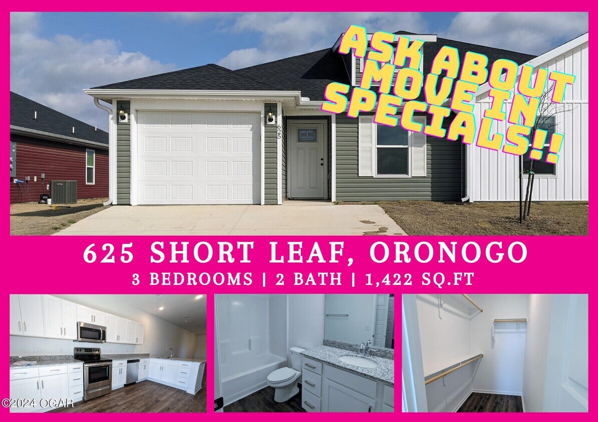 625 Short Leaf, Oronogo, MO 64855 Condo for Rent in Oronogo, MO