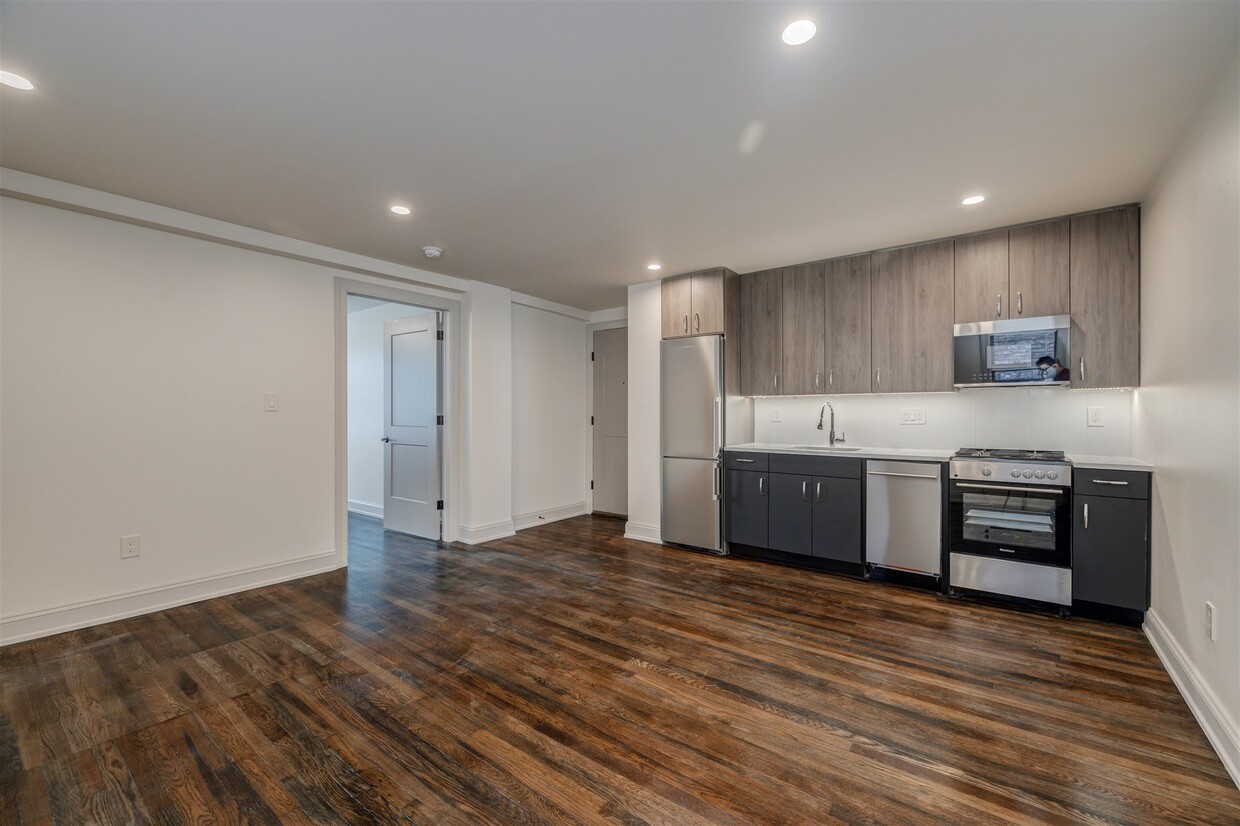 Living Room / Kitchen - 3039 Q St NW