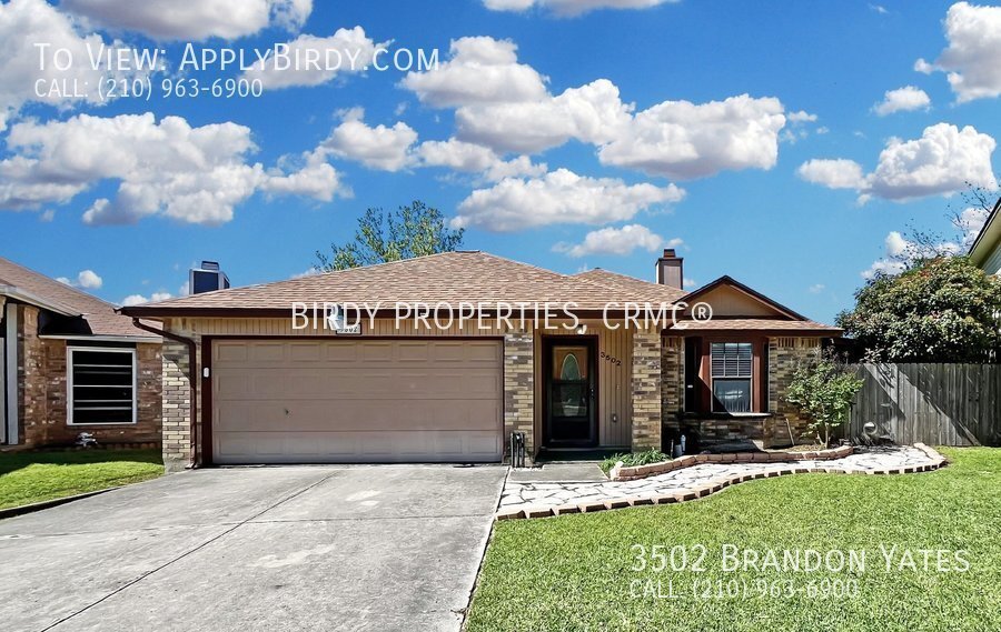 3502 Brandon Yates, San Antonio, TX 78217 House Rental in San Antonio