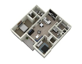 2C floorplan 3D.jpg - Arboretum at Barber Station
