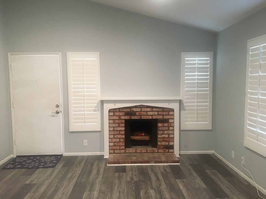 Living room fireplace - 16081 Sherlock Ln