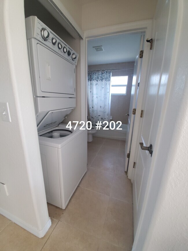 Laundry and bedroom - 4960 S Biscayne Dr