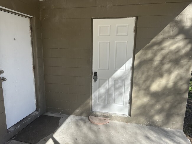 Laundray room enterance and side door - 5931 Crestmont St