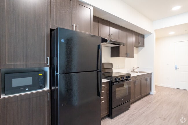 Studio - 426SF - Kitchen - Santa Maria Studios - Seniors 55+