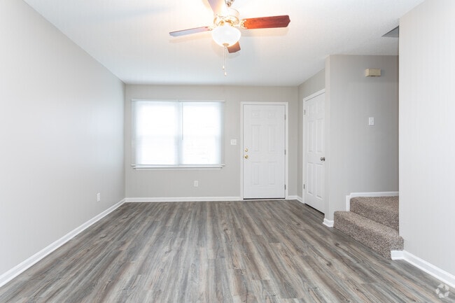 2BR, 1.5BA - 1000SF - Living Area - Arlington Village Townhomes